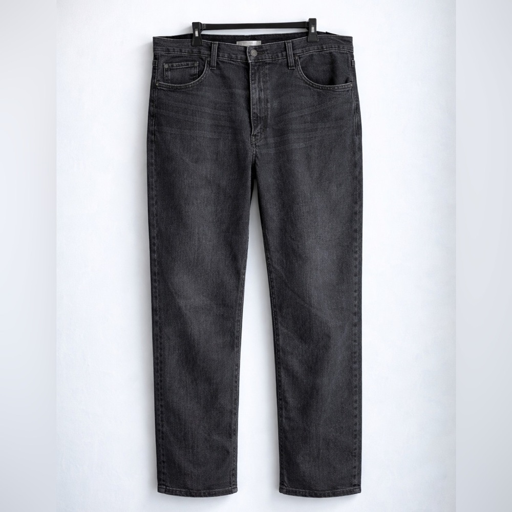 $100 Levi's High Waisted Mom Jean Straight Leg - Charcoal Gray Size 30